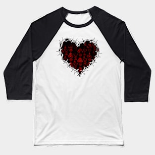 I heart Satan Baseball T-Shirt